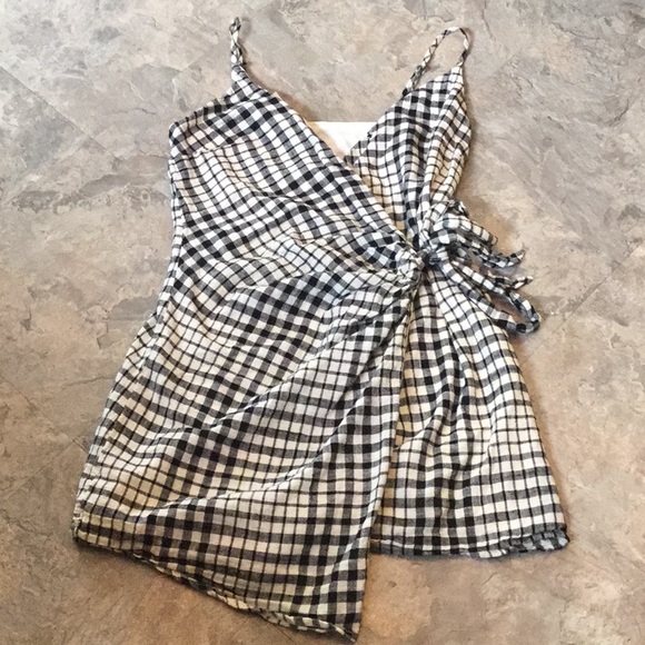 Free people Nodia checkered wrap dress - Picture 3 of 6